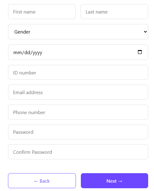 Second step of signing up to webgrow studio referral system